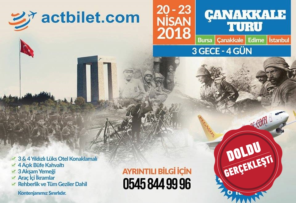 Uçaklı Çanakkale & Bursa | Edirne | İstanbul Turu