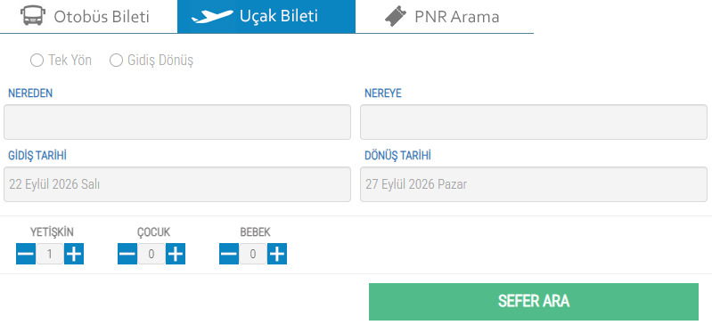 BiletAll Bilet Ara